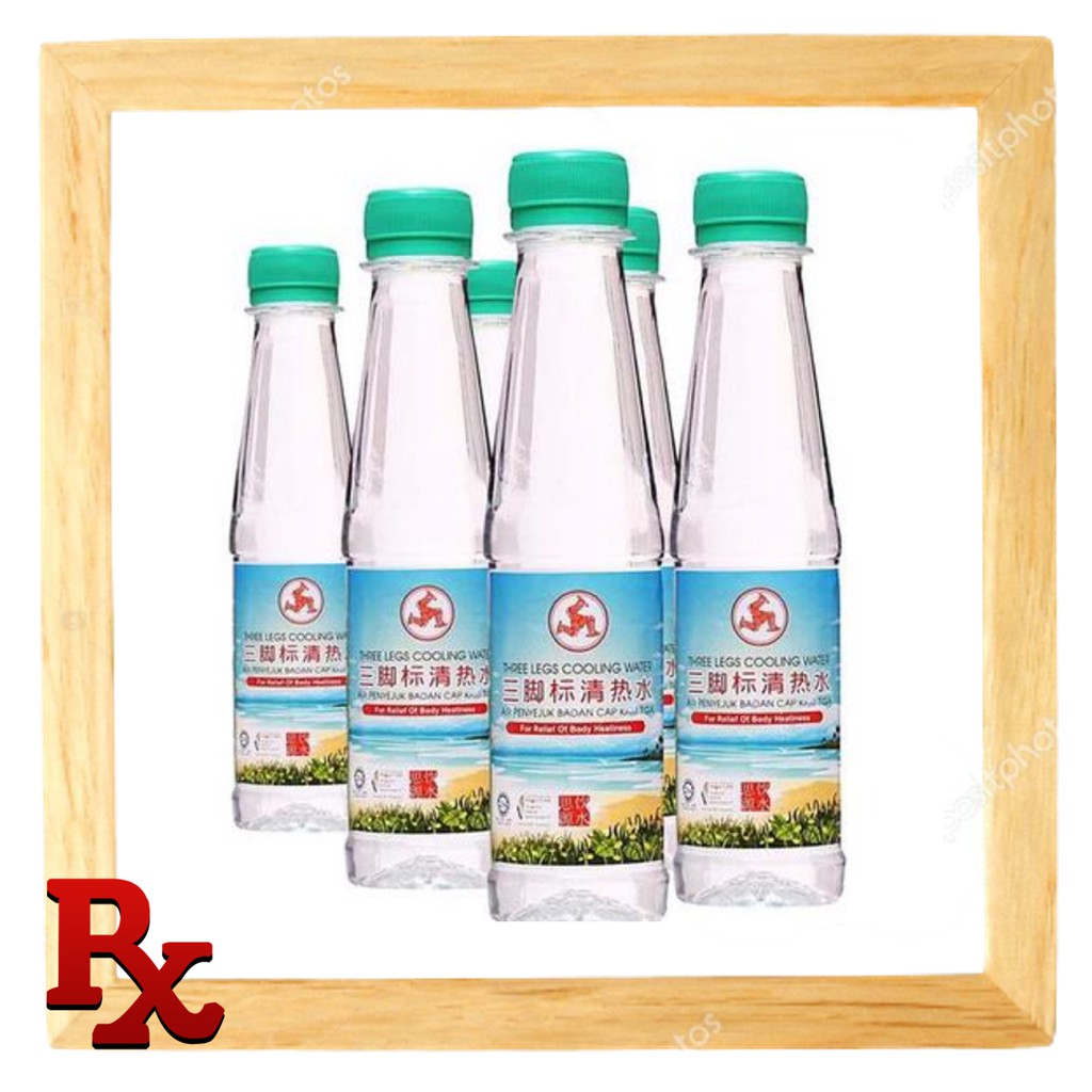 三脚标清热水 Three Legs Cooling Water 200ml 6 六罐装