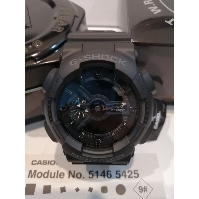 how to sync analog and digital time on g shock ga 110