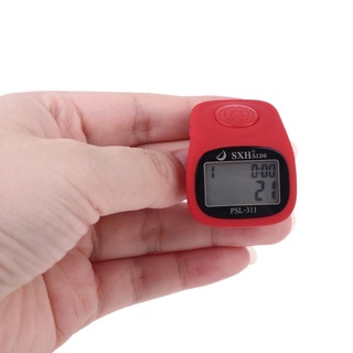 com* 6 Digital Finger Tally Counter 8 Channels w Backlight Time Prayer Silicone Ring