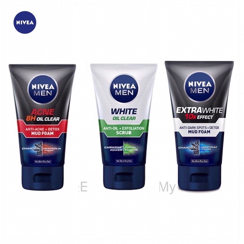Nivea Facial cleanser , Anti Shine + Exfolation Scrub ,Acne Control