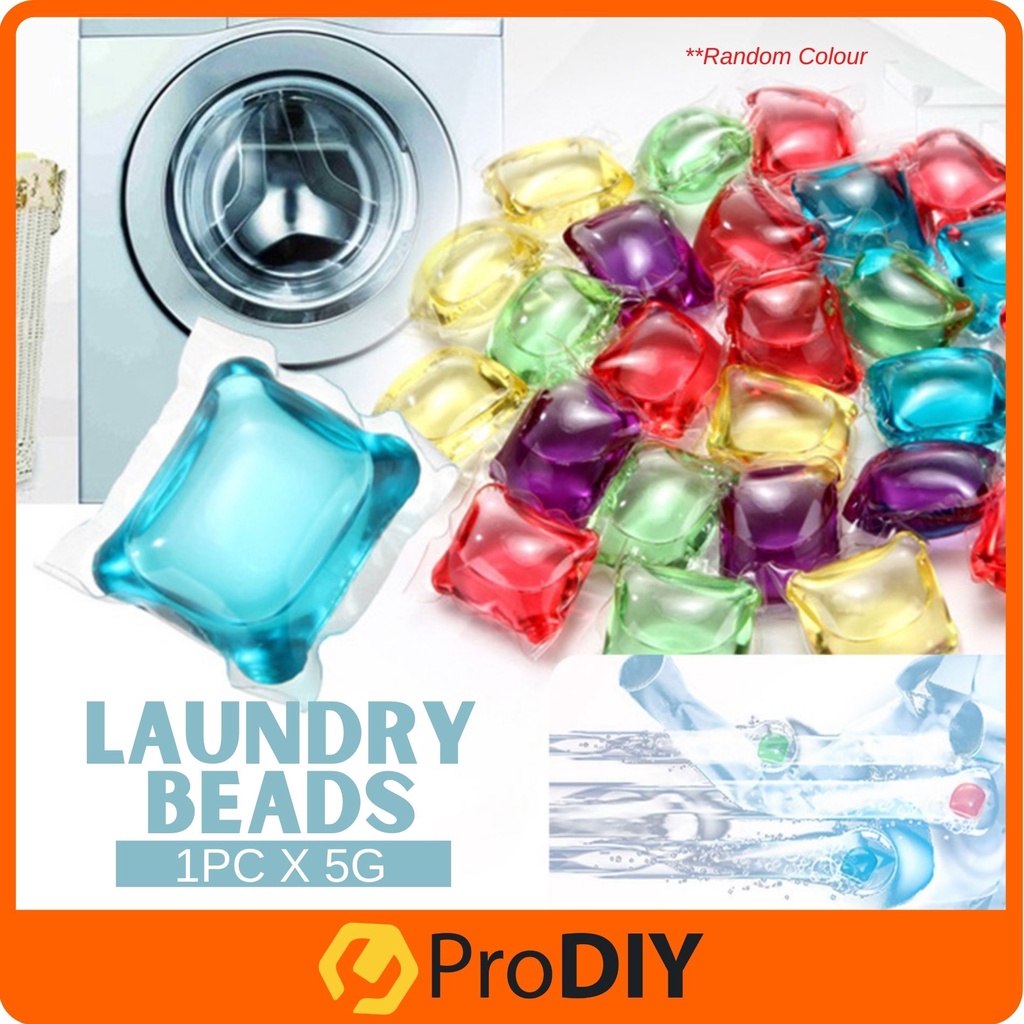 1PC x 5G Hyperconcentration Laundry Beads Liquid Washing Machine Beads