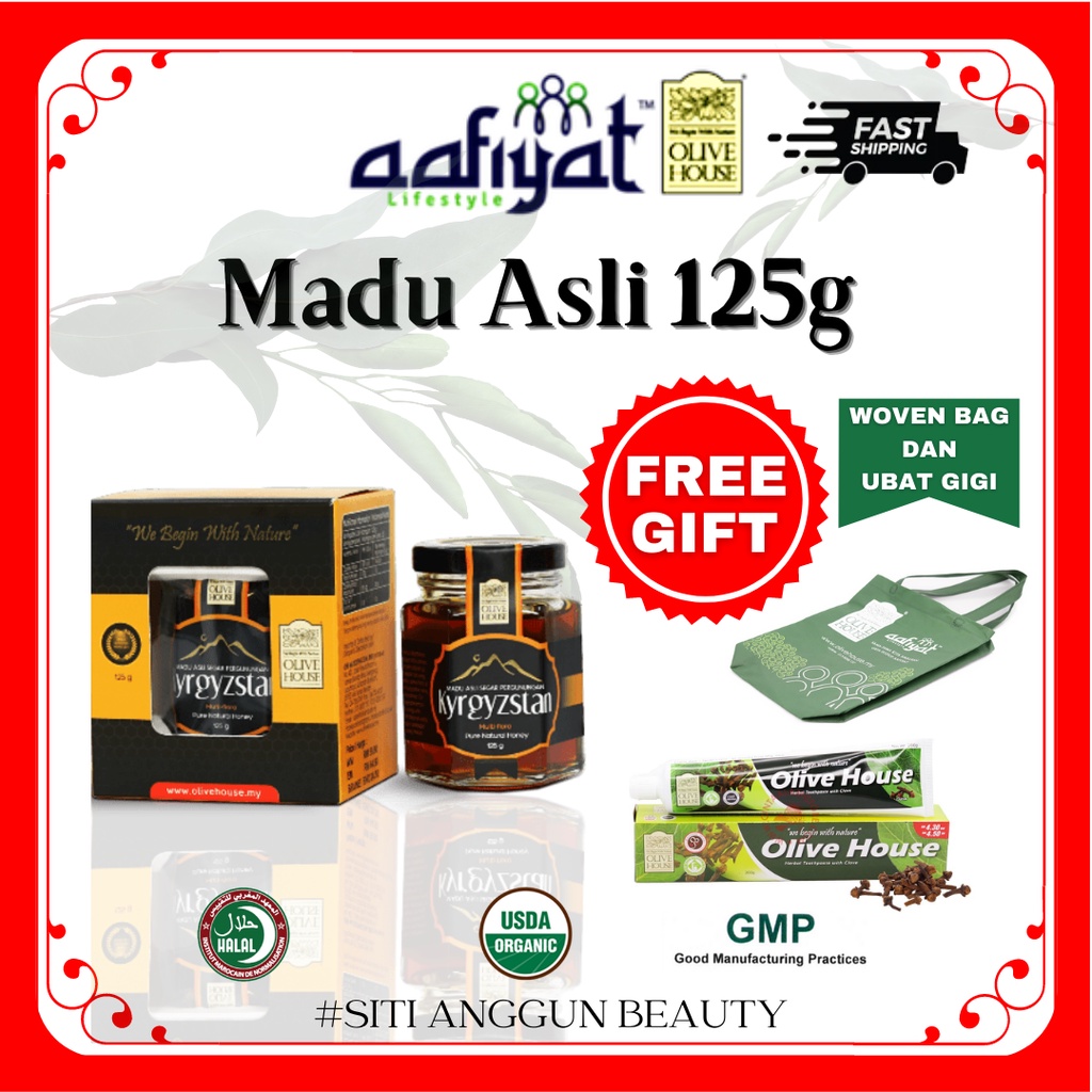 Buy Original Hq Olive House Madu Asli Pergunungan Kyrgyzstan 125g Free Gift Seetracker Malaysia