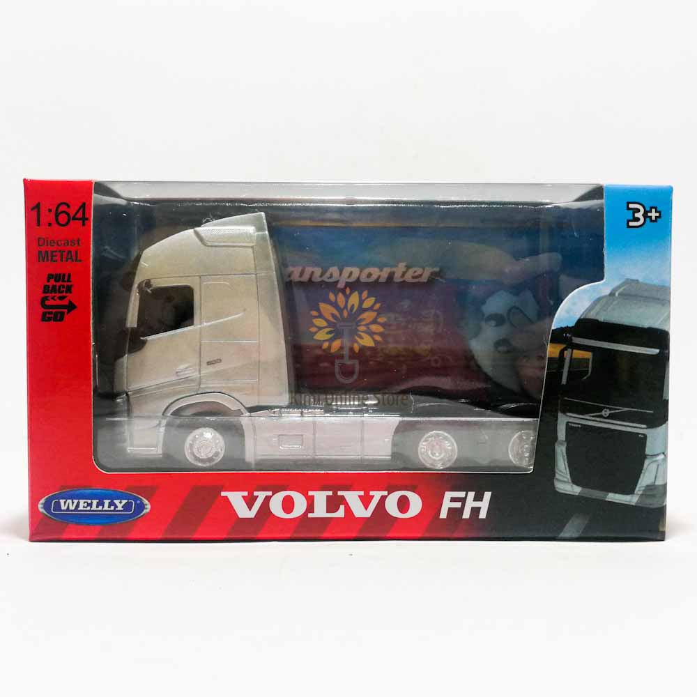 OO 1:76 Model Card Container Trailer Volvo x 3 Complete with x 3 Containers 