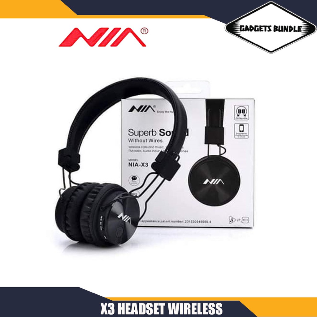 wireless stereo headset model x3