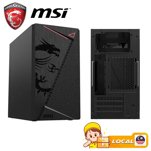 MSI Desktop Casing PAG Shield M301 M-ATX Case USB3.0 Gaming Computer ...