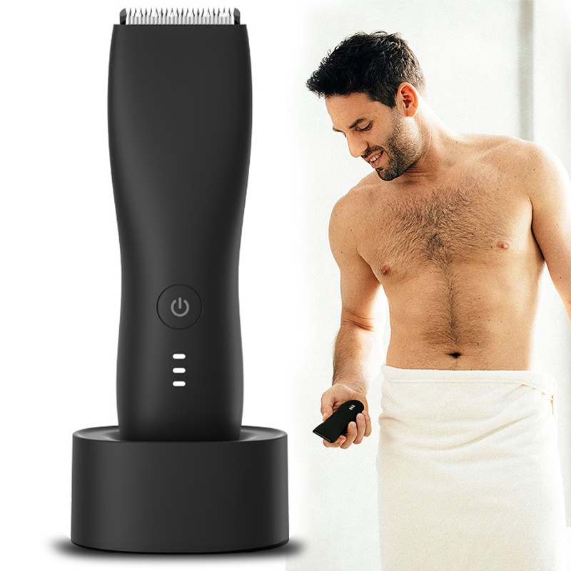 Body Groomer Groin Pubic Hair Trimmer Men's Manscaper Clipper Waterproof Hygiene Body Hair Trimmer for Men Ball Shaver Razor Women Lady Shaver