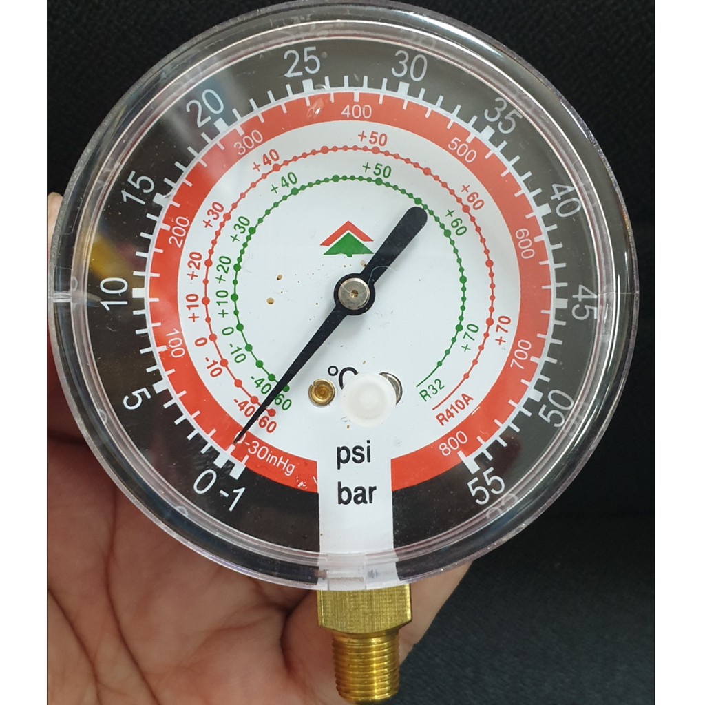 HONGSEN Air Conditioner Refrigeration Pressure Gauge R32, R410A