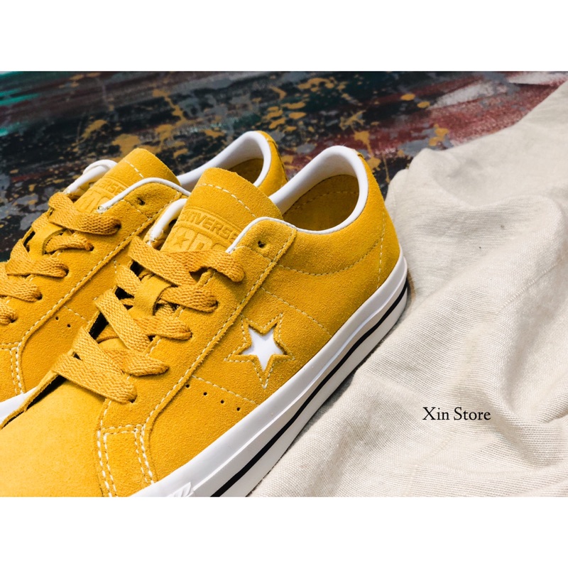converse one star mustard yellow