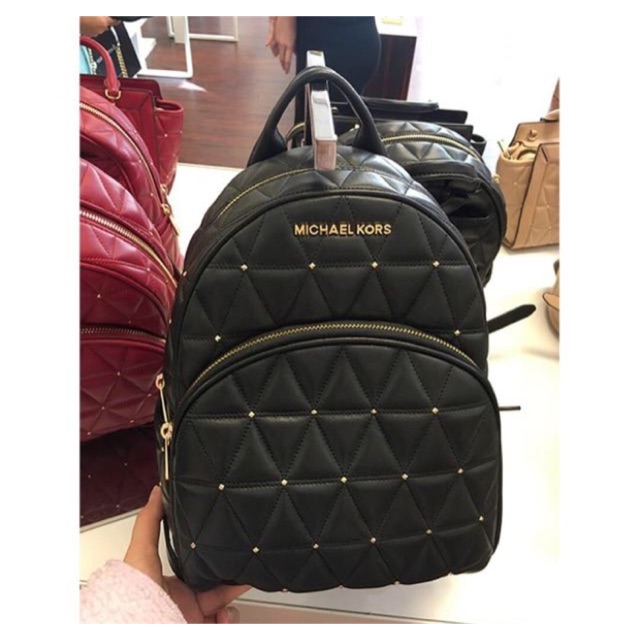 michael kors quilted backpack