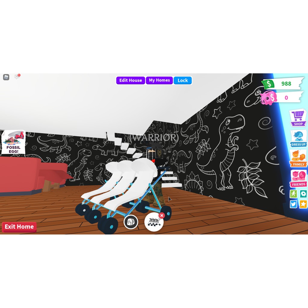 Roblox adopt me Triple Stroller [ ultra rare ] Shopee Malaysia