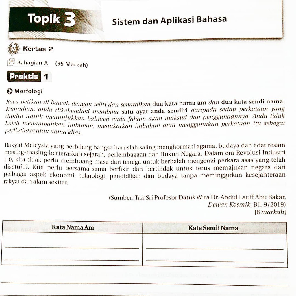 Praktis Topikal Spm Bahasa Melayu Tingkatan 4 Kssm 2021 Penerbit Ilmu Bakti Shopee Malaysia