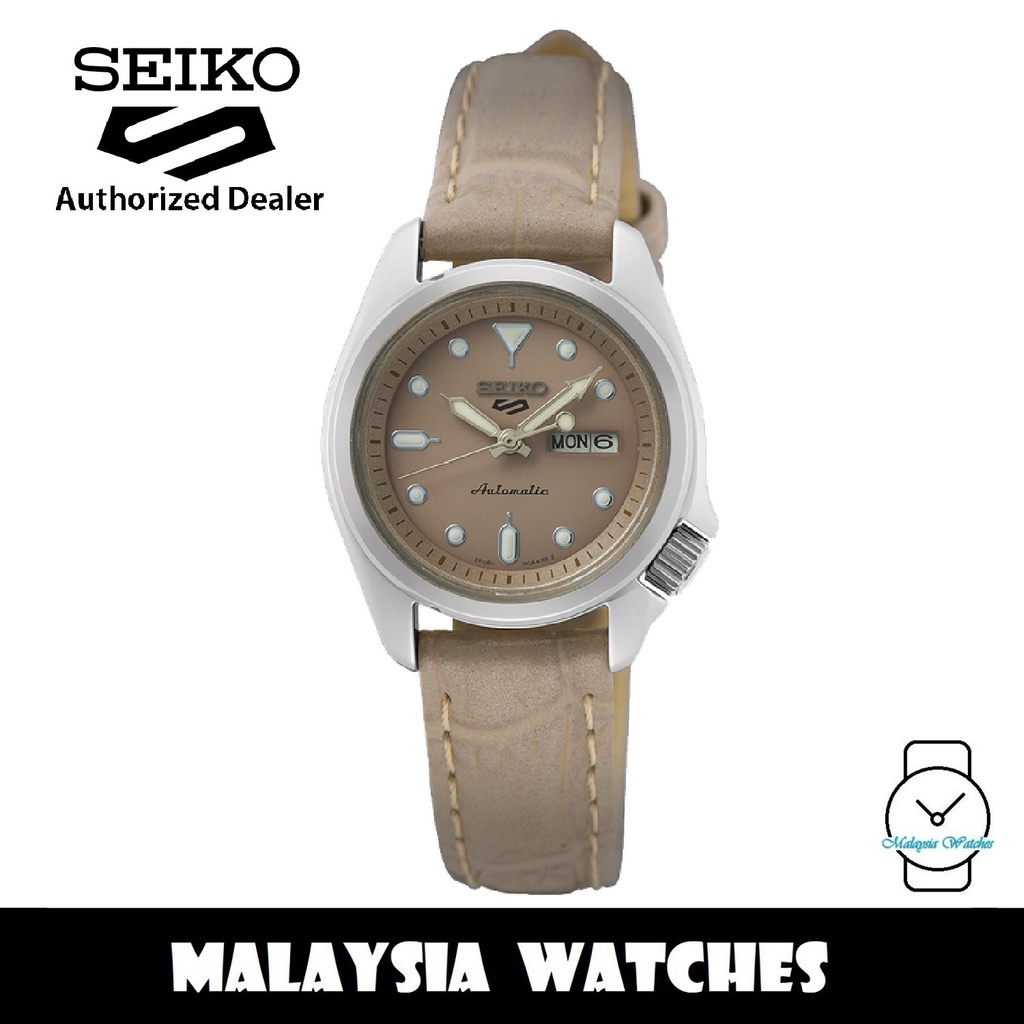 Seiko 5 Sports Superman SRE005K1 Automatic Hardlex Crystal Glass Stainless  Steel Case Leather Strap Women's Watch | Shopee Malaysia