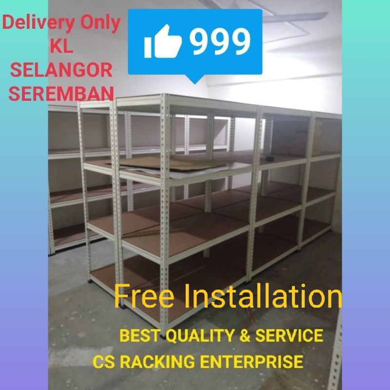***FREE INSTALLATION***KL, SELANGOR & SEREMBAN/RAK BESI/ BOLTLESS RACK