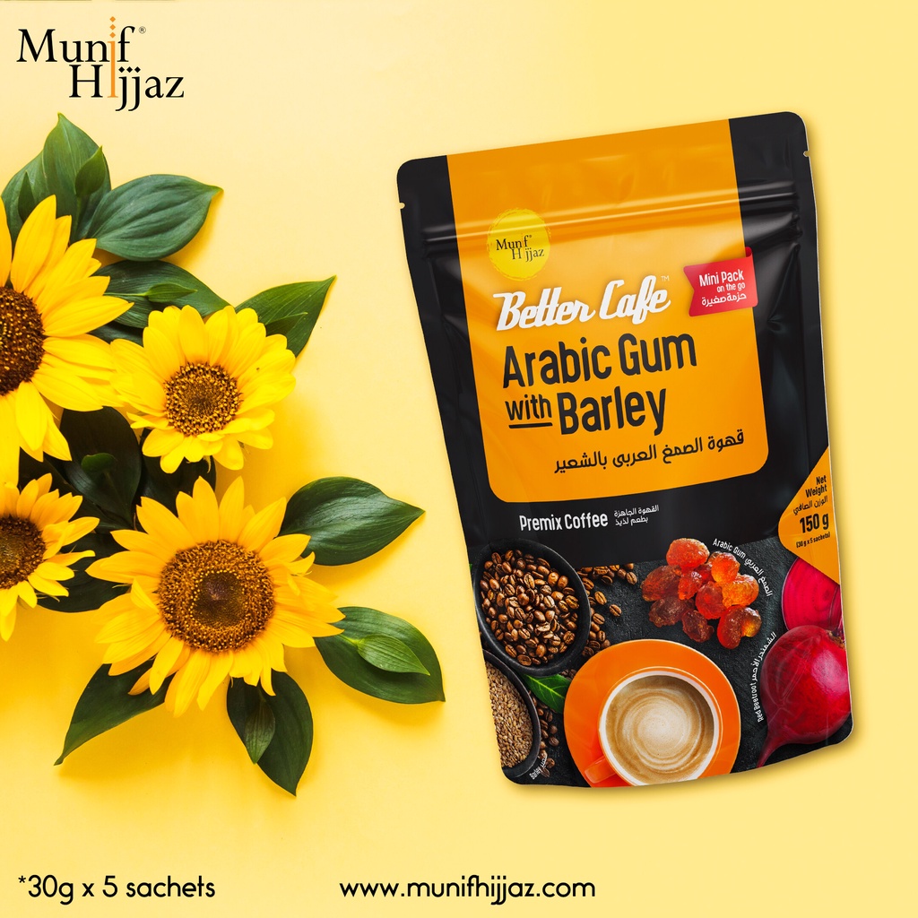 Arabic Gum Better Café Coffee Minipack On The Go 30g x5 sachets gam arab kopi