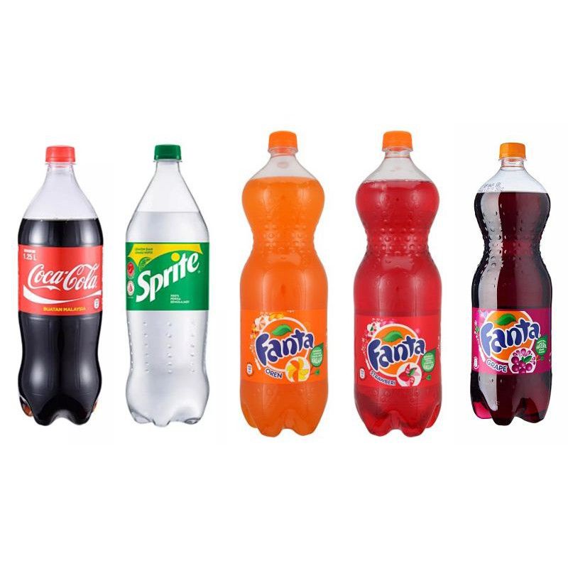 Coca-Cola /Sprite (Fanta1.5 ml) Drink ,(terima kasih sudi support kami , sbb changes dari sp, kami terpaksa upah harga