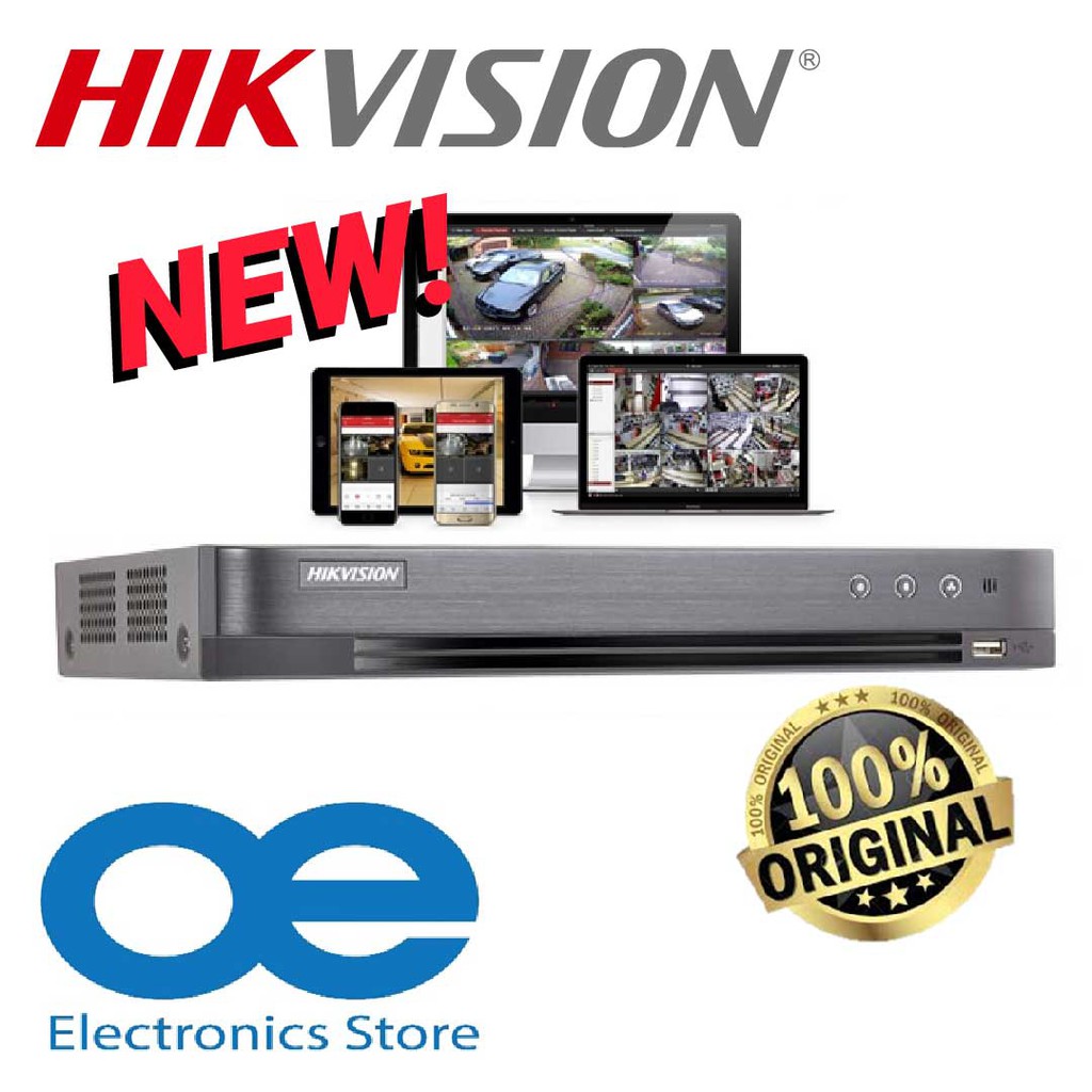 Hikvision Ds 78huhi K2 S Analog 8ch 5mp H 265 5 In 1 Support Audio Via Coaxial Cable C W 2 Hdd Slot Turbo Hd Dvr Shopee Malaysia