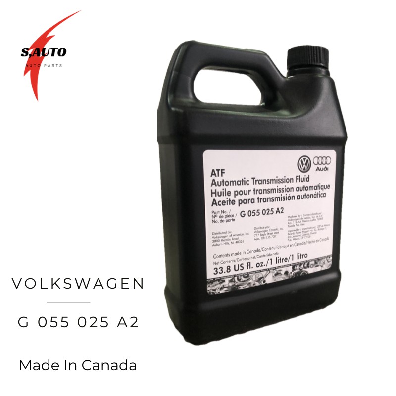 Genuine Volkswagen G055025A2 Automatic Transmission Fluid (1 Liter) VW ...