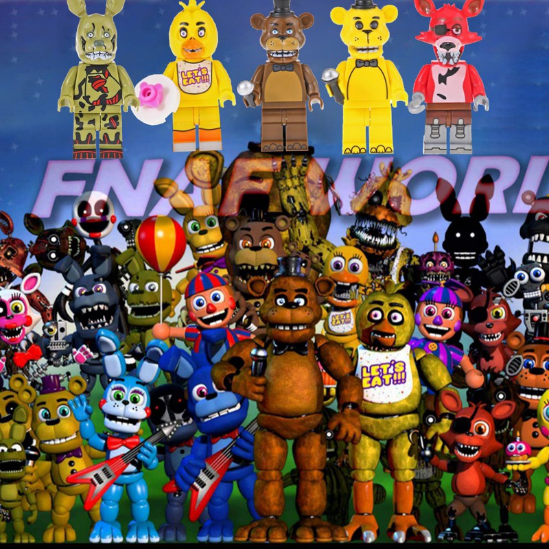 five nights at freddy lego toys