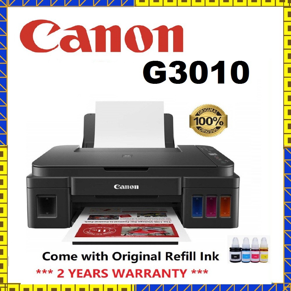 Canon Pixma G3010 All In One Ink Tank Wifi Printer G 3010 | Shopee Malaysia