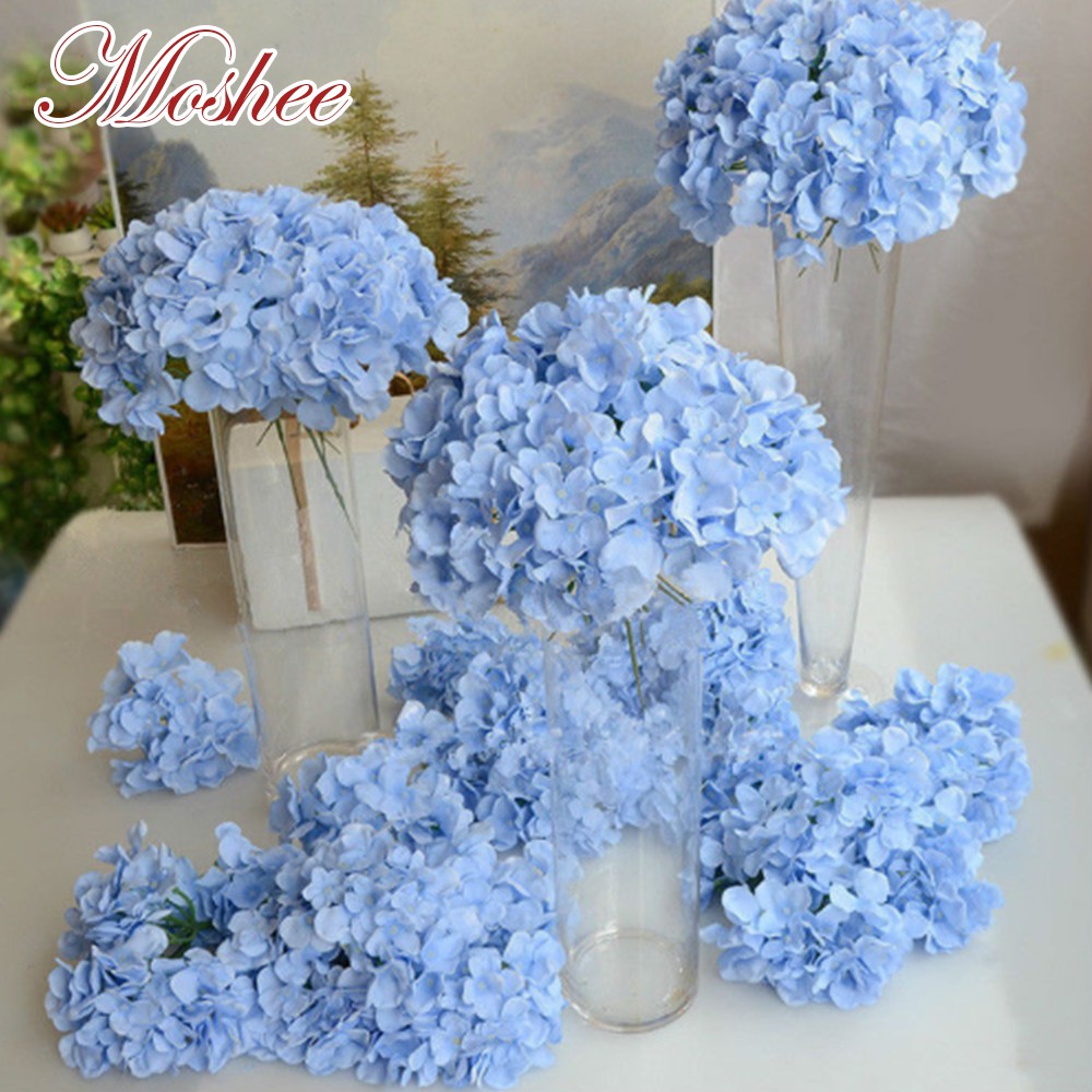 New Wedding Party Bouquet Posy Silk Flower Hydrangea Cozy Home Decor Lovely Gift 