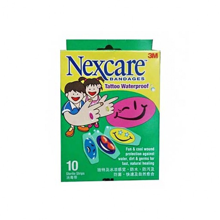 Nexcare Bandages - Tattoo Waterproof (10 strips) | Shopee Malaysia