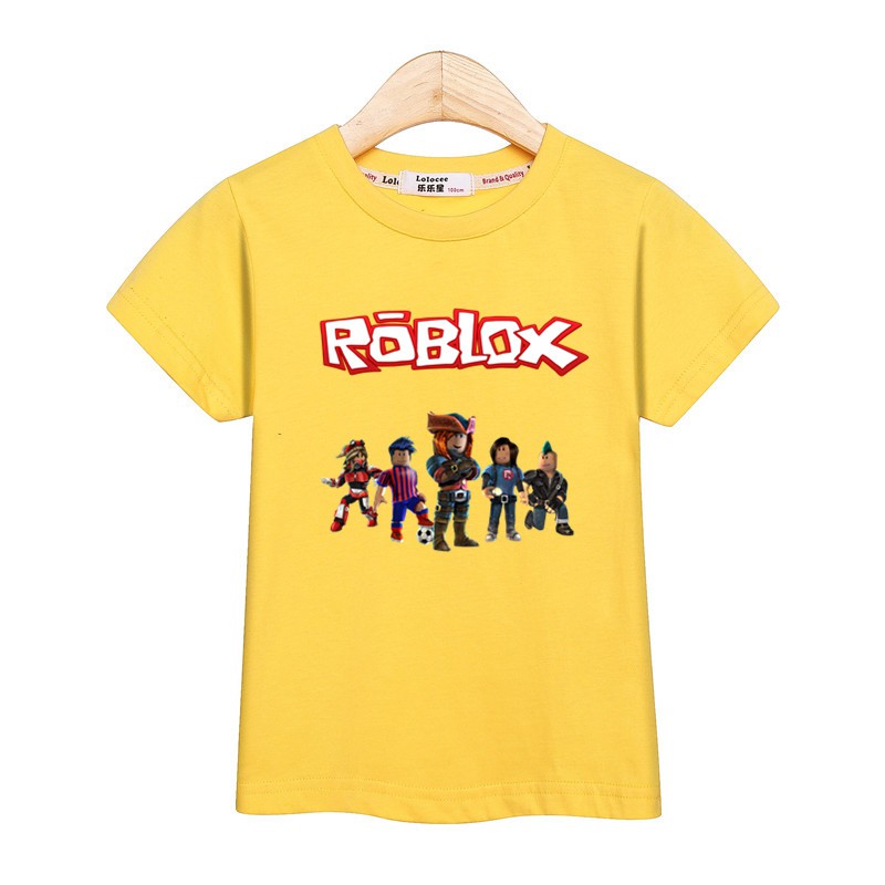 Kid Tops 3 14y Boys Shirt Roblox Tees Fashion Cotton Clothes - roblox dodgeball team red shirt roblox