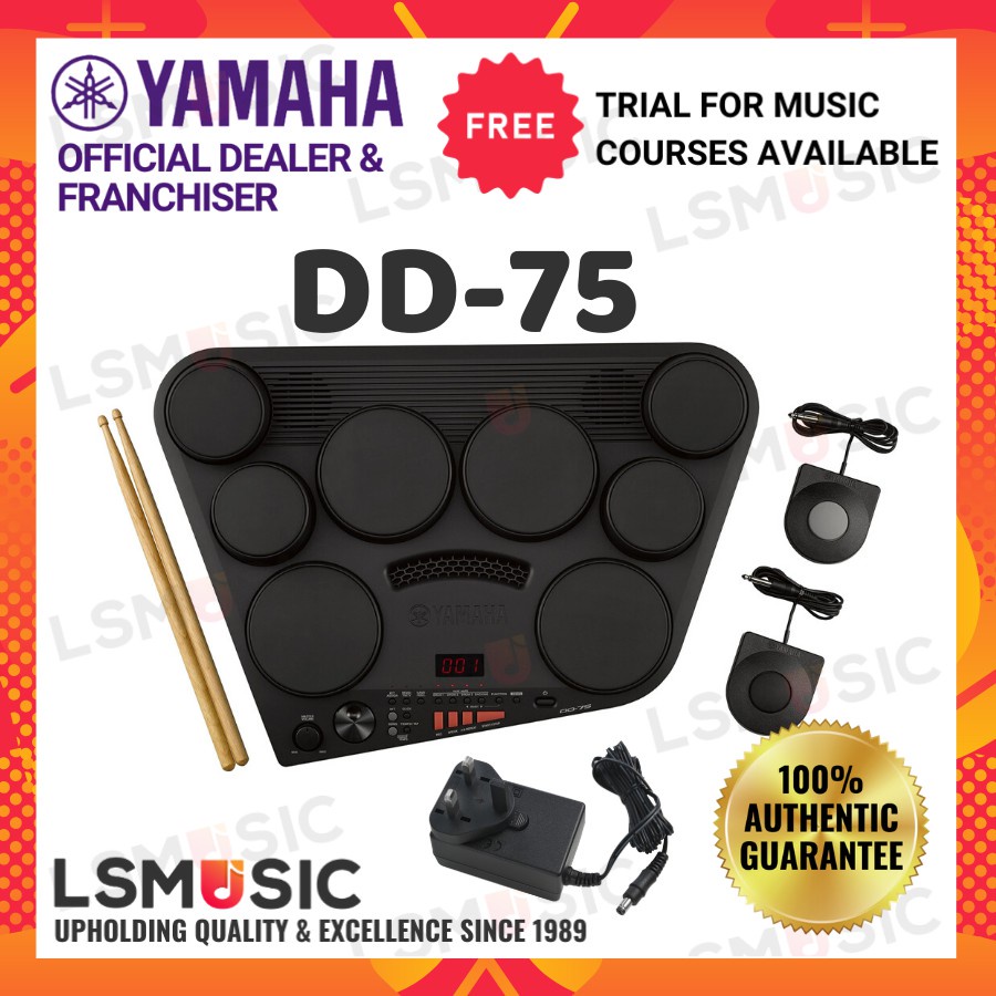 Yamaha DD-75 All In One Compact Portable Digital Drum ( DD75 / DD 75 )