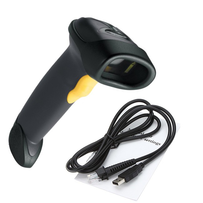 USB Wired Handheld Laser Barcode Scanner Bar Code Reader Retail POS |  Shopee Malaysia