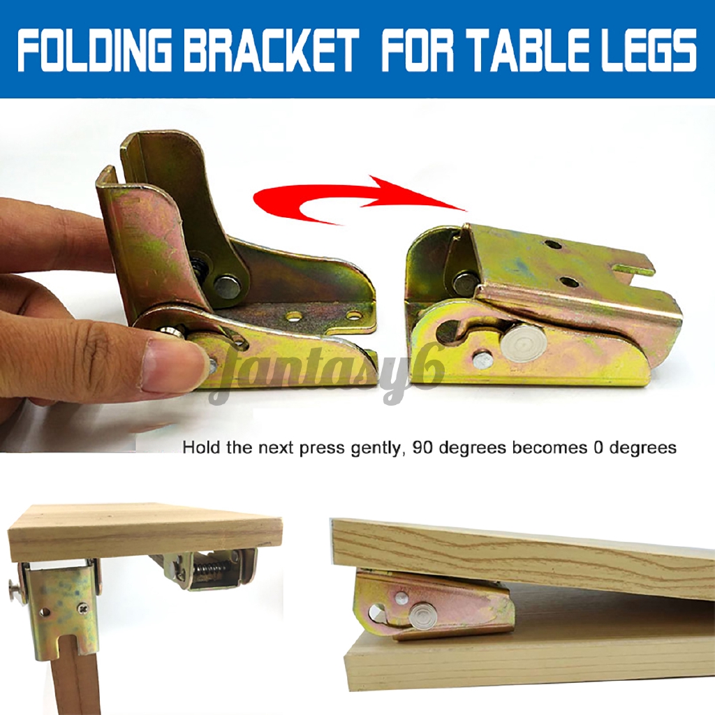 Diy Folding Table Leg Brackets