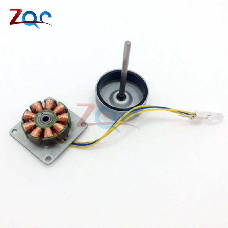 Micro 3 Phase AC Mini Hand Brushless Motor Generator Model Experiment Teaching A 