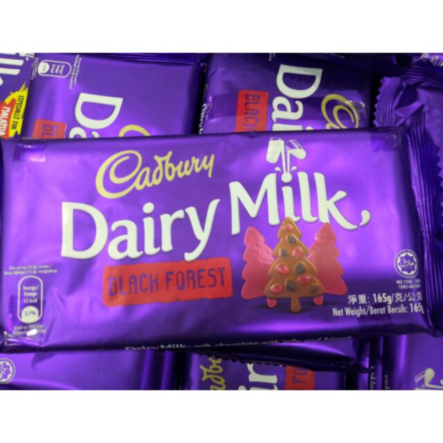Cadbury dairy milk black forest 165g x 2 packs Shopee Malaysia