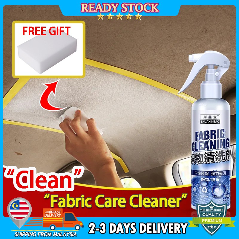 【Ready stock】256ml Universal Car Interior Fabric Care Cleaner Polishing
