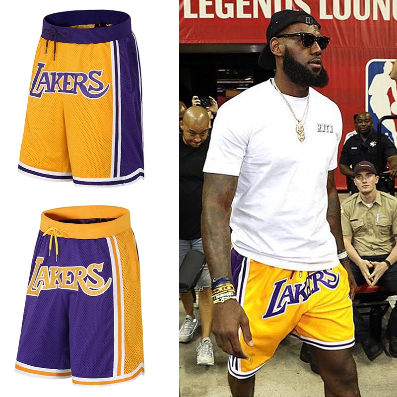 lakers wear short shorts