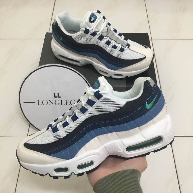 Nike Air Max 95 Og Blue Layer Emulate 131 Air Cushion Navy Blue Shopee Malaysia