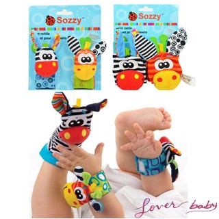 infant rattle socks