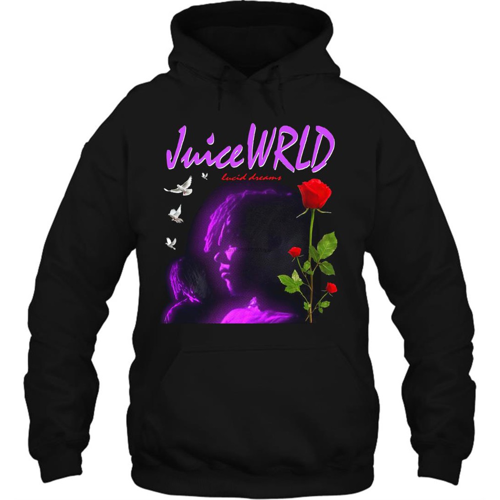 juice wrld rose hoodie