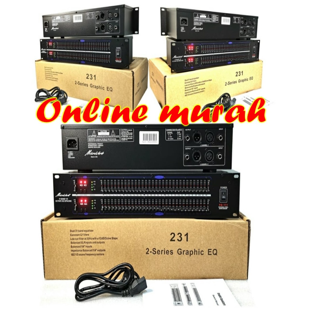 Equalizer MICROVERB EQ 231 EQ231 31 CHANNEL ORIGINAL 2 Years Warranty