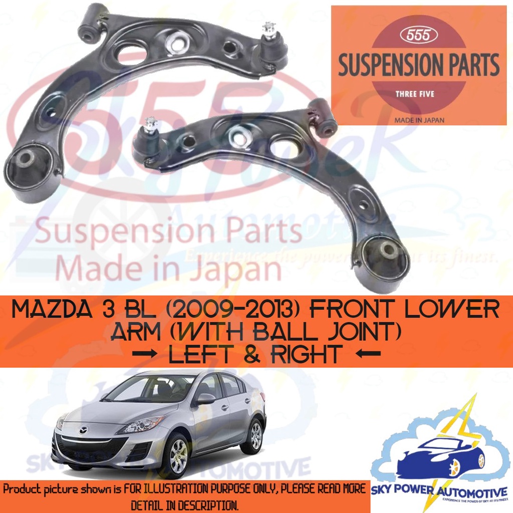 Front Left Lower Control Arm & Ball Joint – 2014-2018 Mazda 3 – Topicksap CMS761215