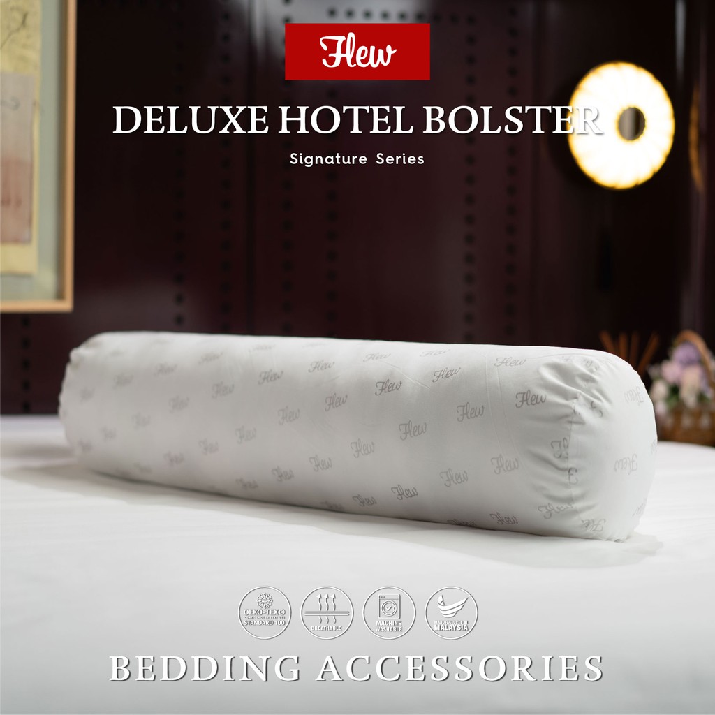 Flew Signature Series Deluxe Hotel Bolster (21cm x 90cm x 1.2kg)