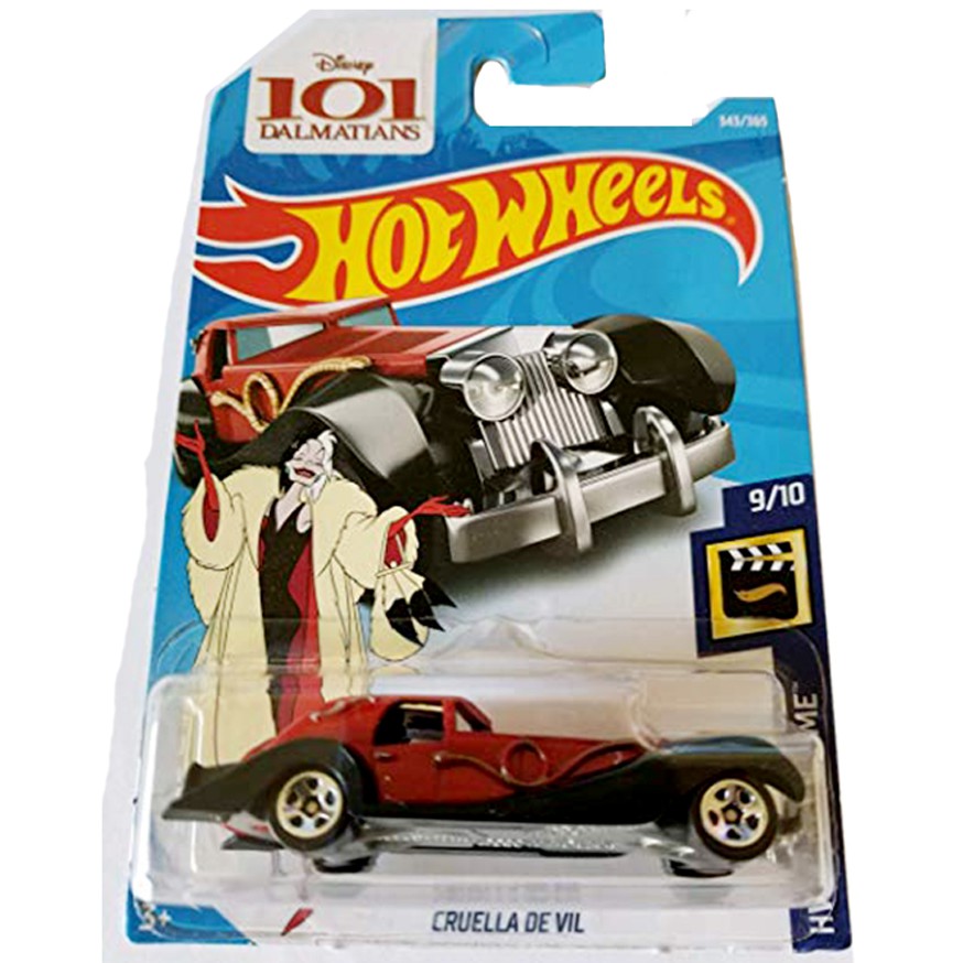 cruella de vil hot wheels car