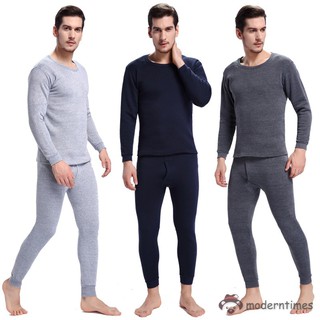 ✡MT✡ Hot Sale Hot Mens Pajamas Winter Warm Thermal Underwear Long Johns Sexy Bla