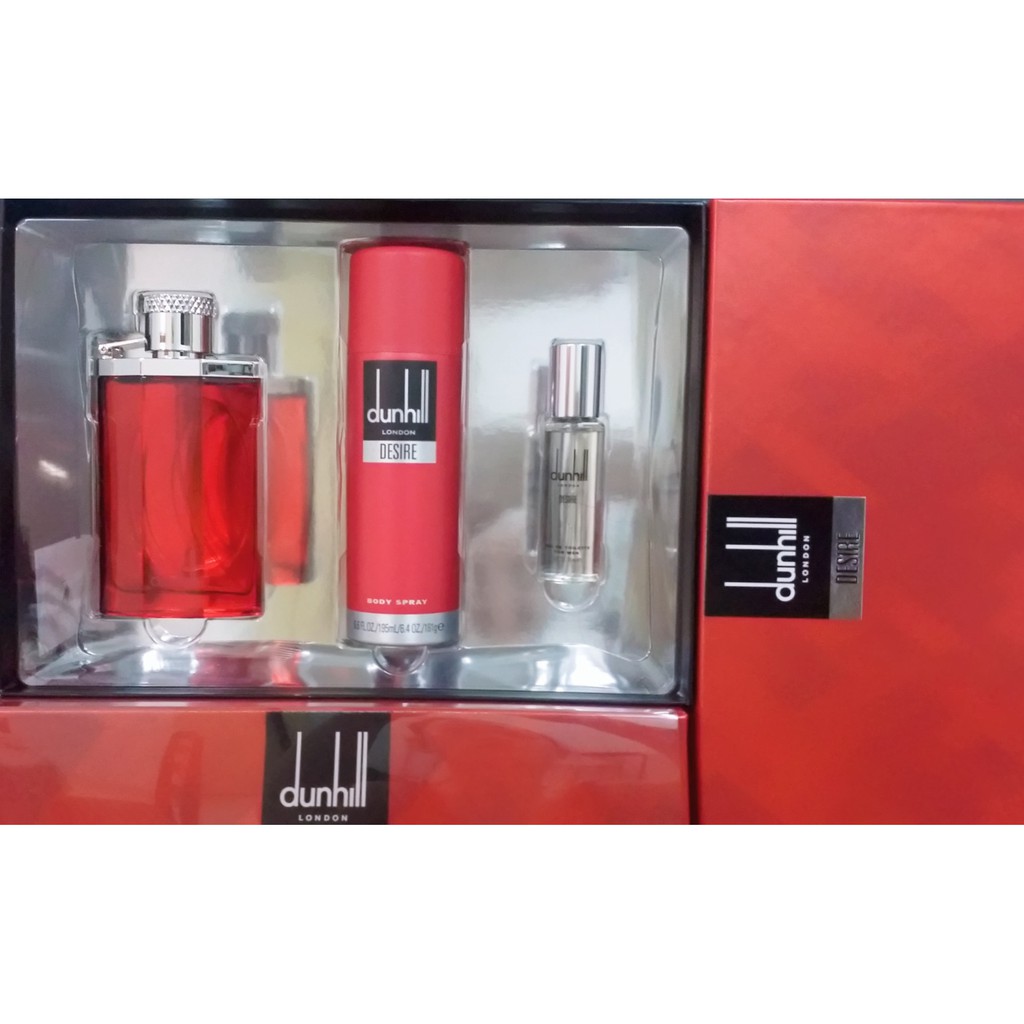 dunhill desire red gift set