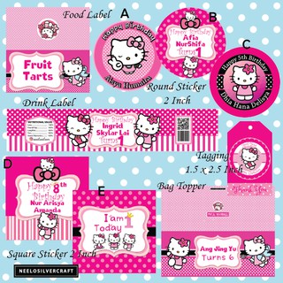 Hello Kitty Big Cake Topper For Birthday Cake Shopee Malaysia - hello kitty decal id roblox