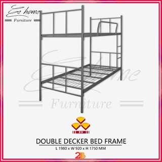 EE HOME 3V Powder Coat Metal Double Decker Bed / Katil Bujang Dua Tingkat