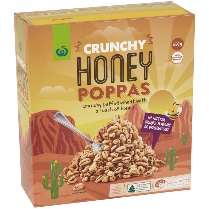 Woolworths Crunchy Cereals 650g Shopee Malaysia