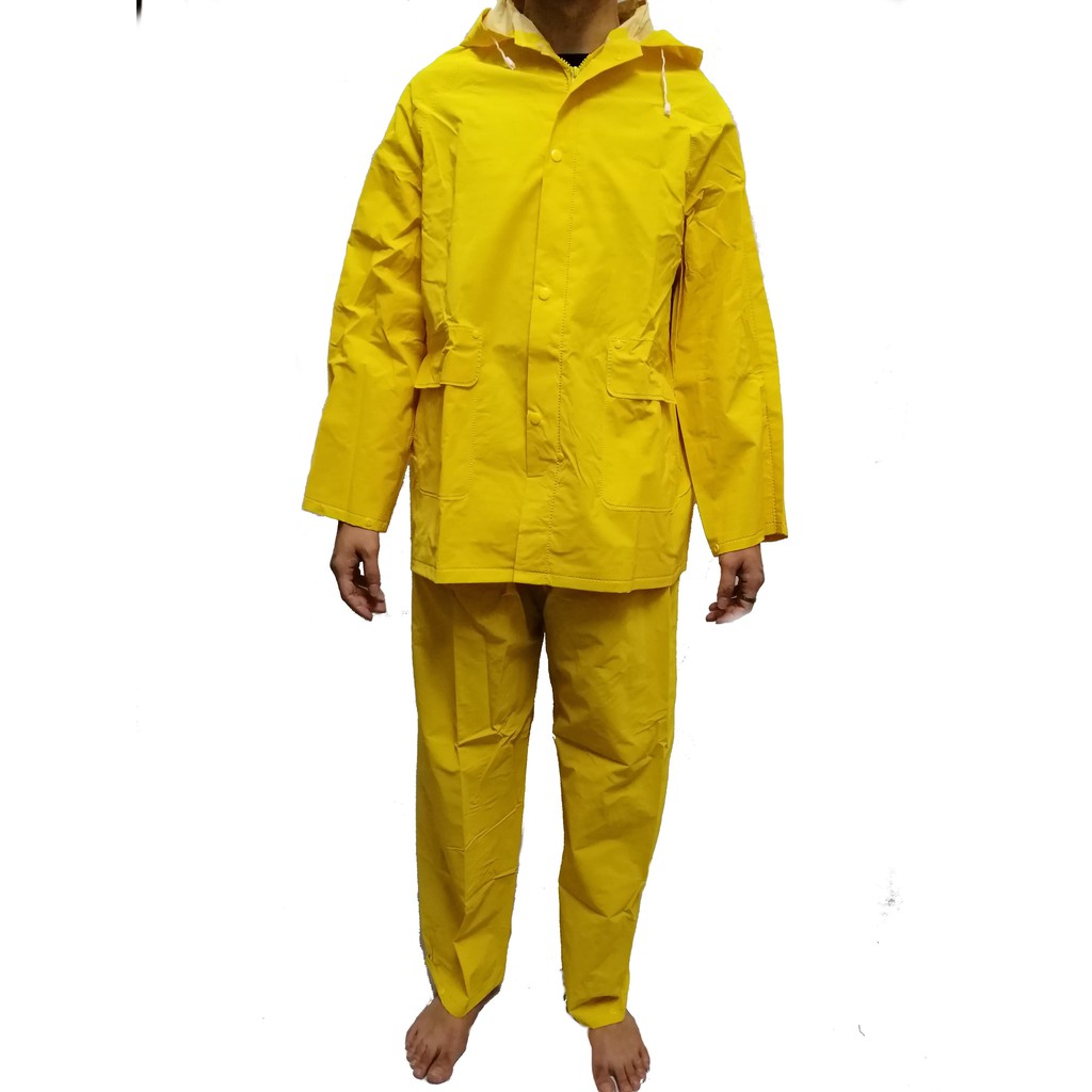 Heavy Duty Raincoat(1.6 kg)High visibility Reusable Unisex (Top