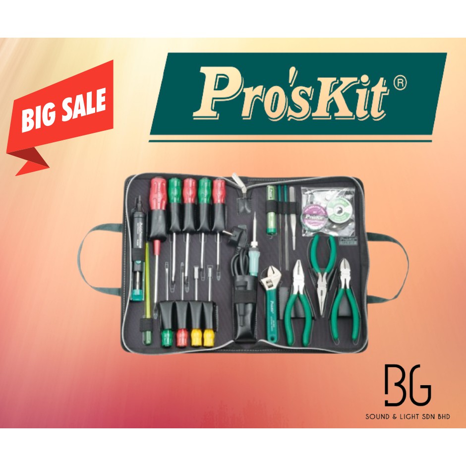 PRO'SKIT 1PK-813B Basic Electronic Tool Kit | Shopee Malaysia