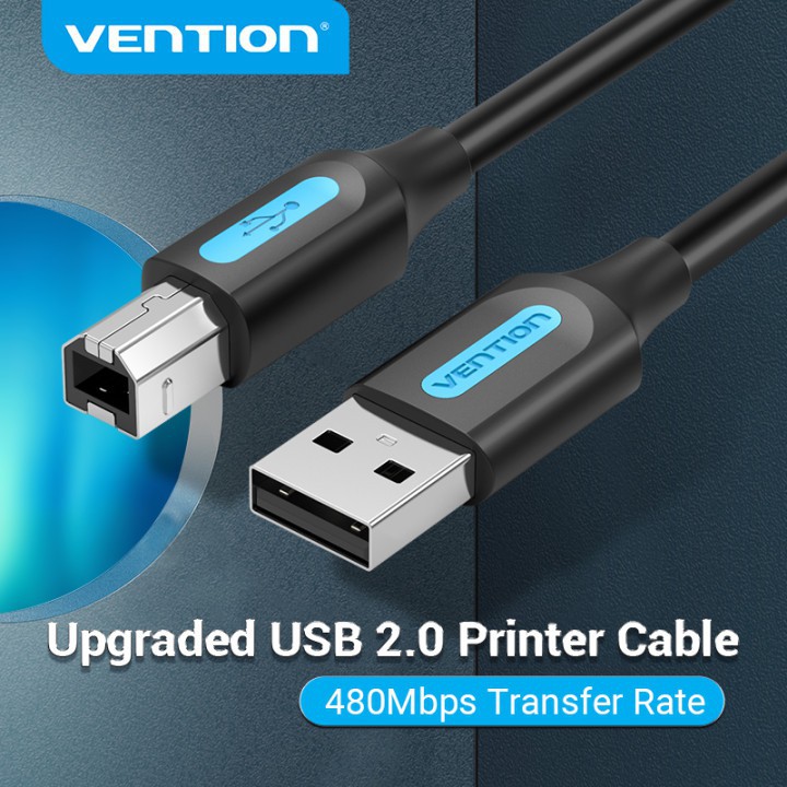 Vention Usb Printer Cable Usb Type B Usb 20 Male To Male 480mbps For Printer Scanner Shopee 3578