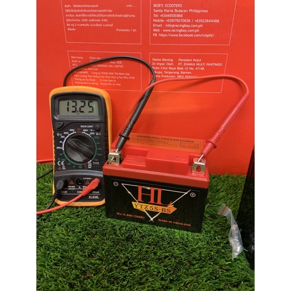 Buy Battery Motorsikal Hl Motor Ytz5s Bs Ytz5 For Ex5 Dream Lc135 Y15zr Egos Wave 125 Dash Lc Avantiz Solariz Kawasaki Seetracker Malaysia