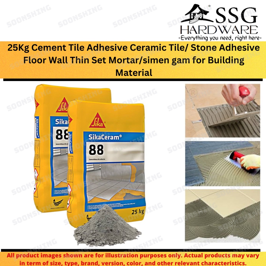 SSG400 25Kg Cement Tile Adhesive Ceramic Tile Stone Adhesive Floor   530ec156bcb57c7be957aa2bde86a70c